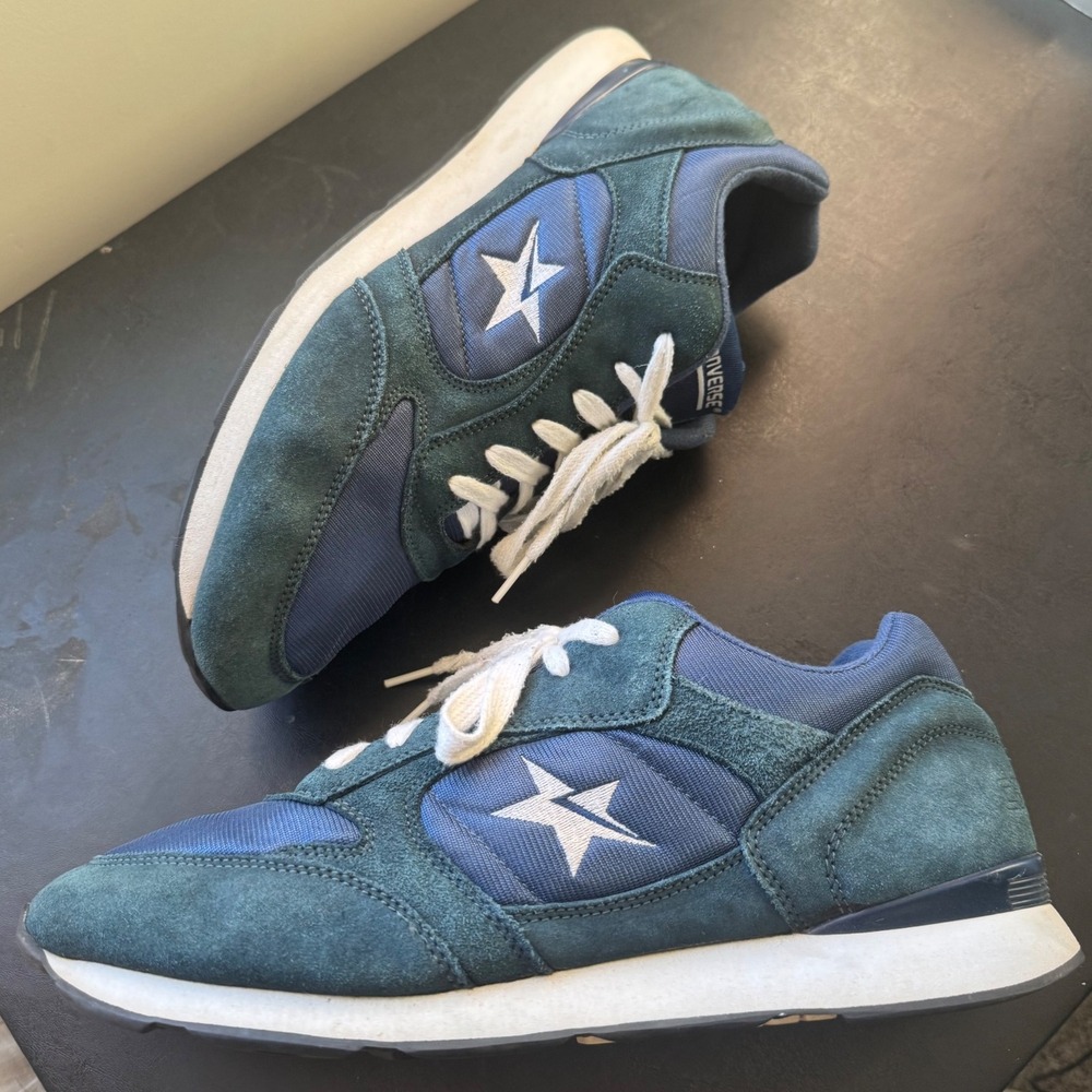 Vintage Converse sz 13 Mens Colorblock 3B9410 Lace Up Sneaker Thunderbolt Racer